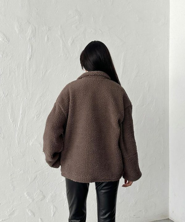 Kadın Fermuarlı Boğazlı Mont