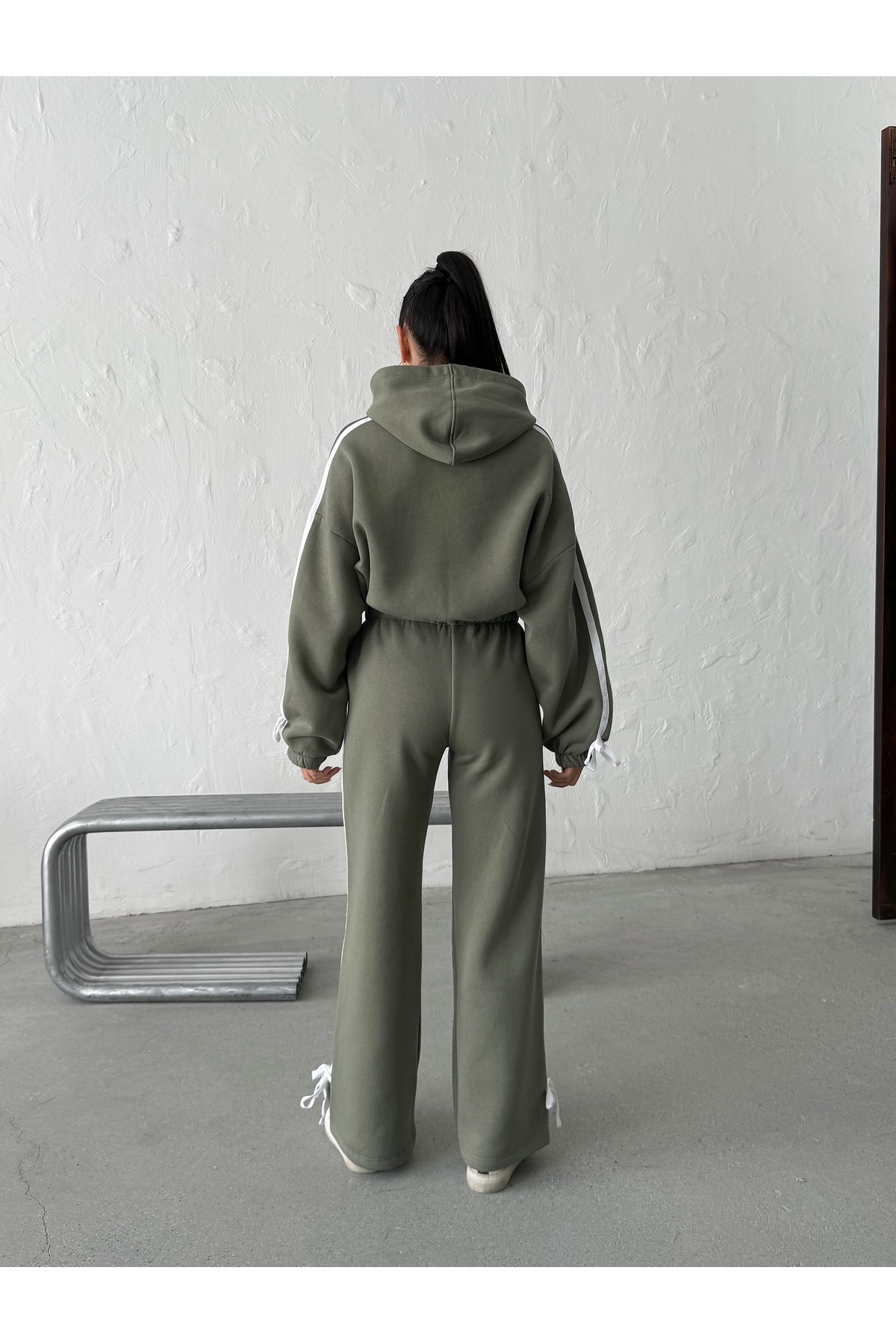 Kadın 2’li Oversize Eşofman Takım - Görsel 4