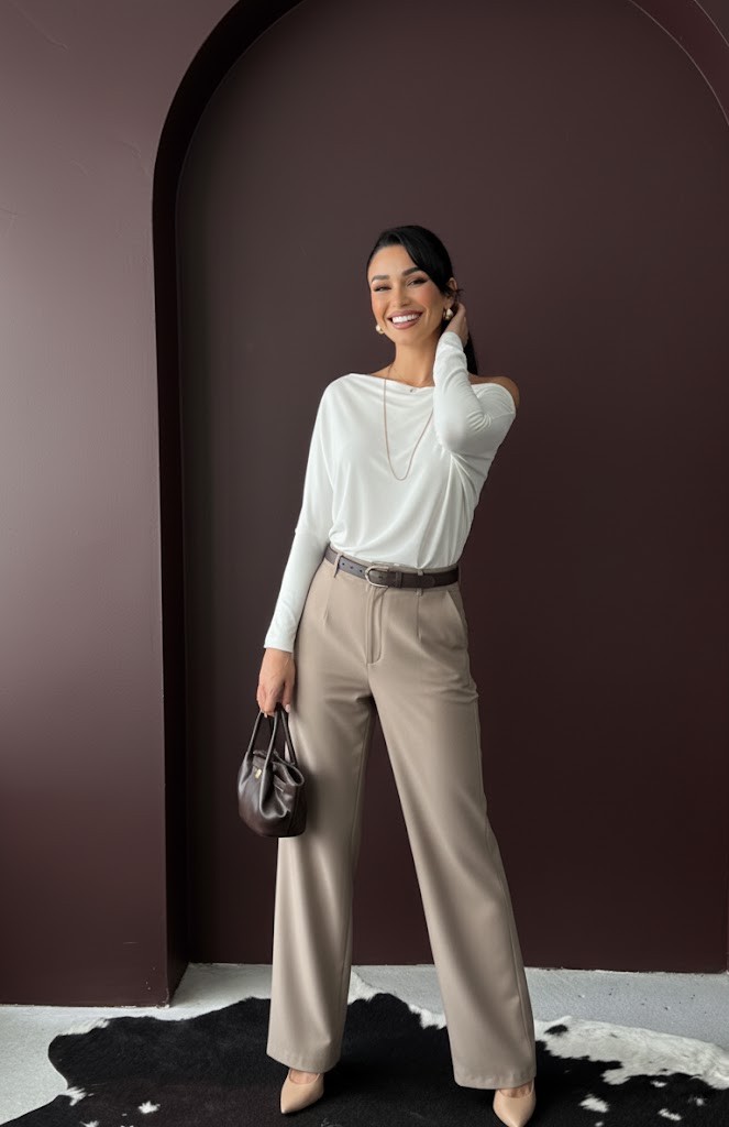 KAYIK YAKA BLUZ - Görsel 4