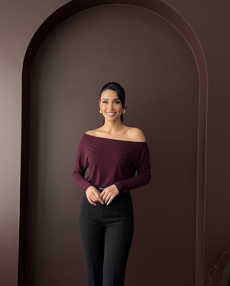 KAYIK YAKA BLUZ - Görsel 8