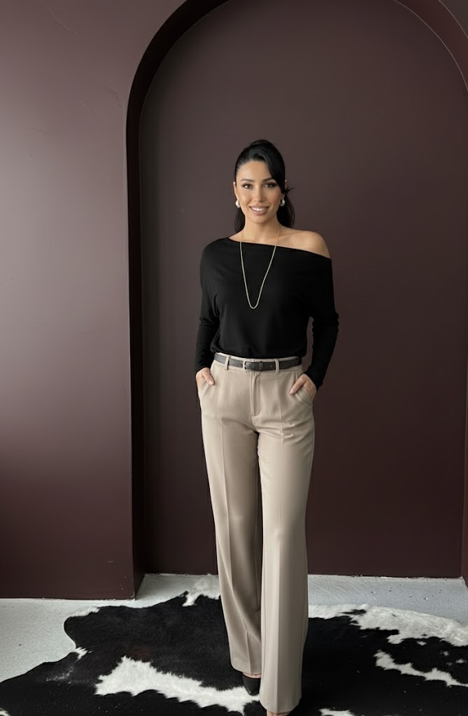 KAYIK YAKA BLUZ - Görsel 11