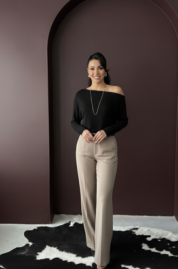 KAYIK YAKA BLUZ - Görsel 14