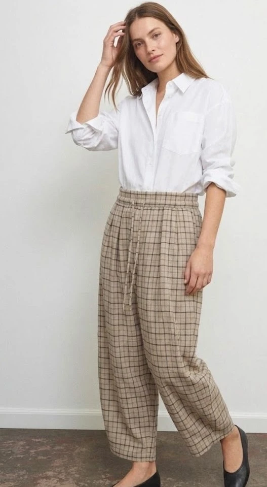 ZARA KARELİ PANTOLON ZW COLLECTION